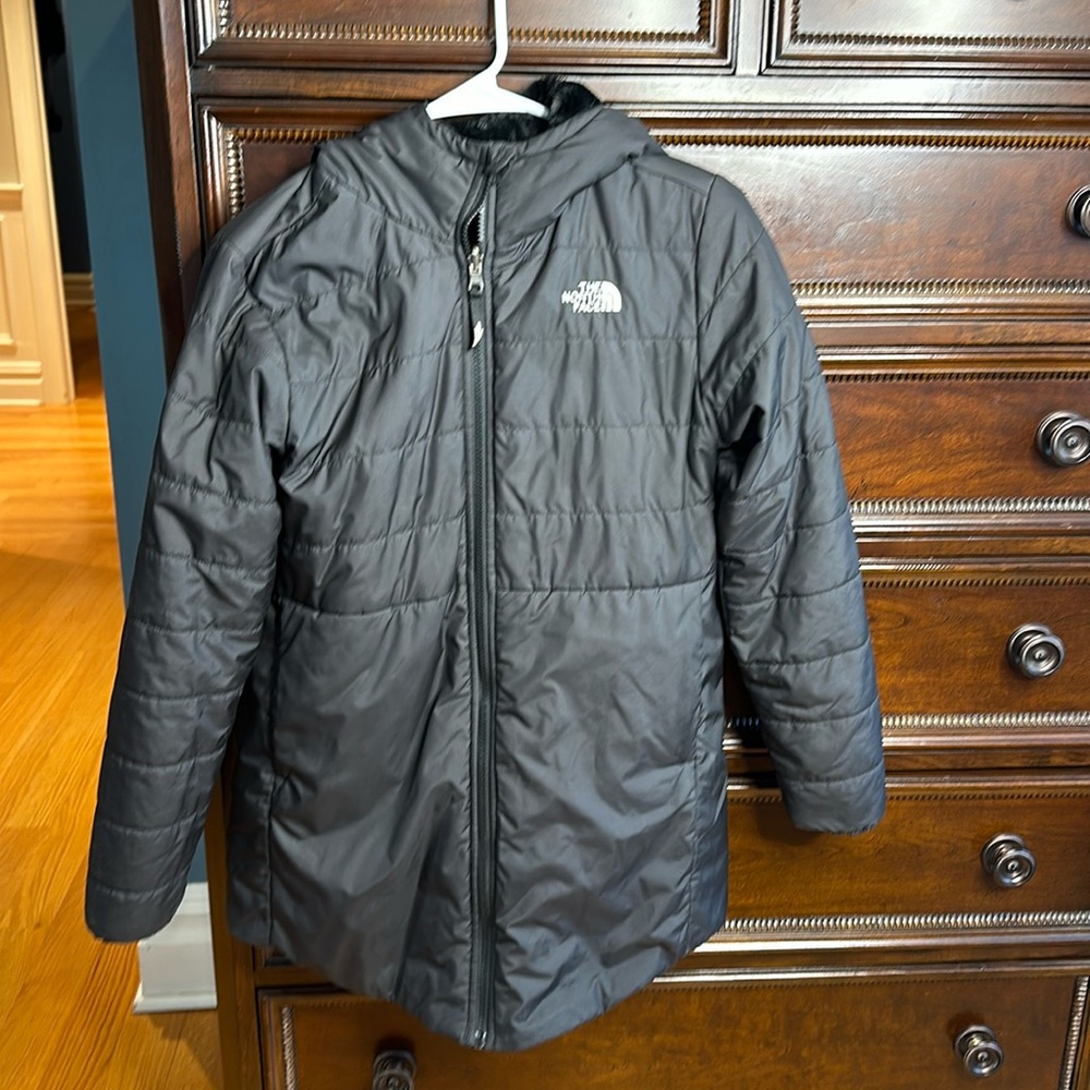 Girls North Face Reversible Winter Jacket